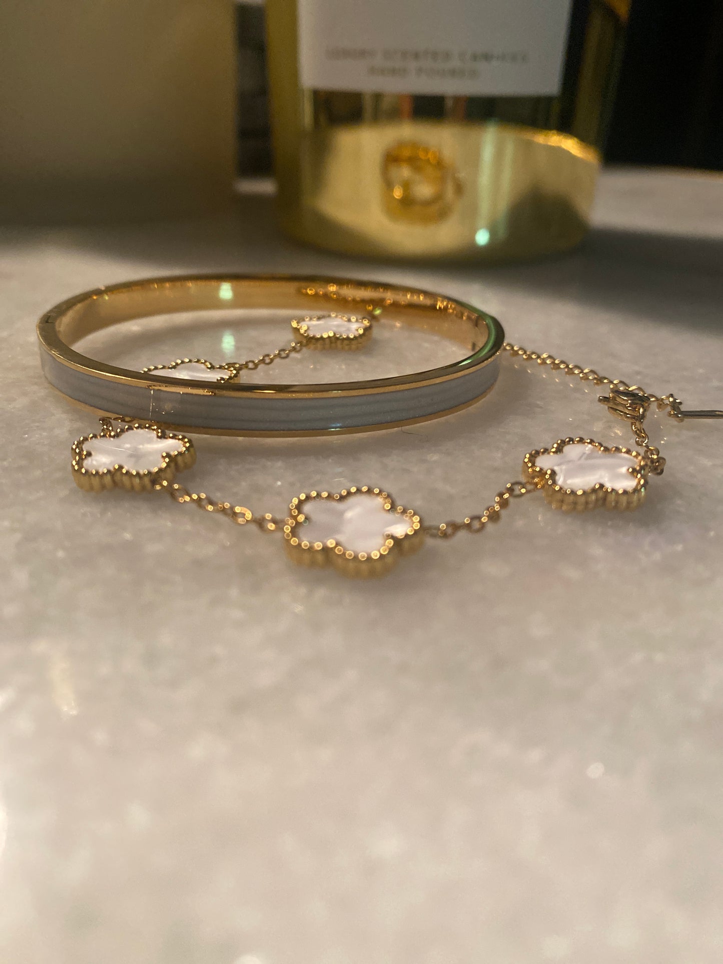 Lucky you clover bracelet