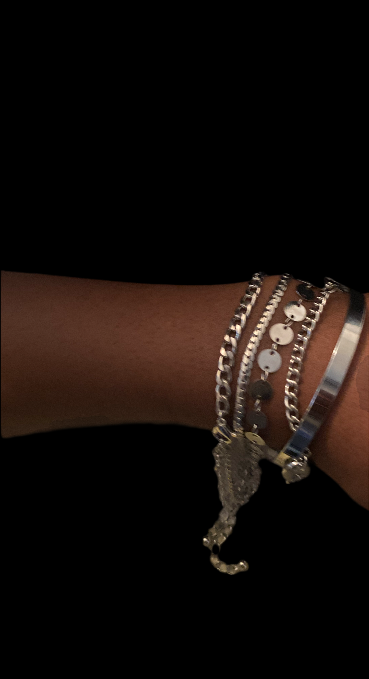 Punk stack bracelet