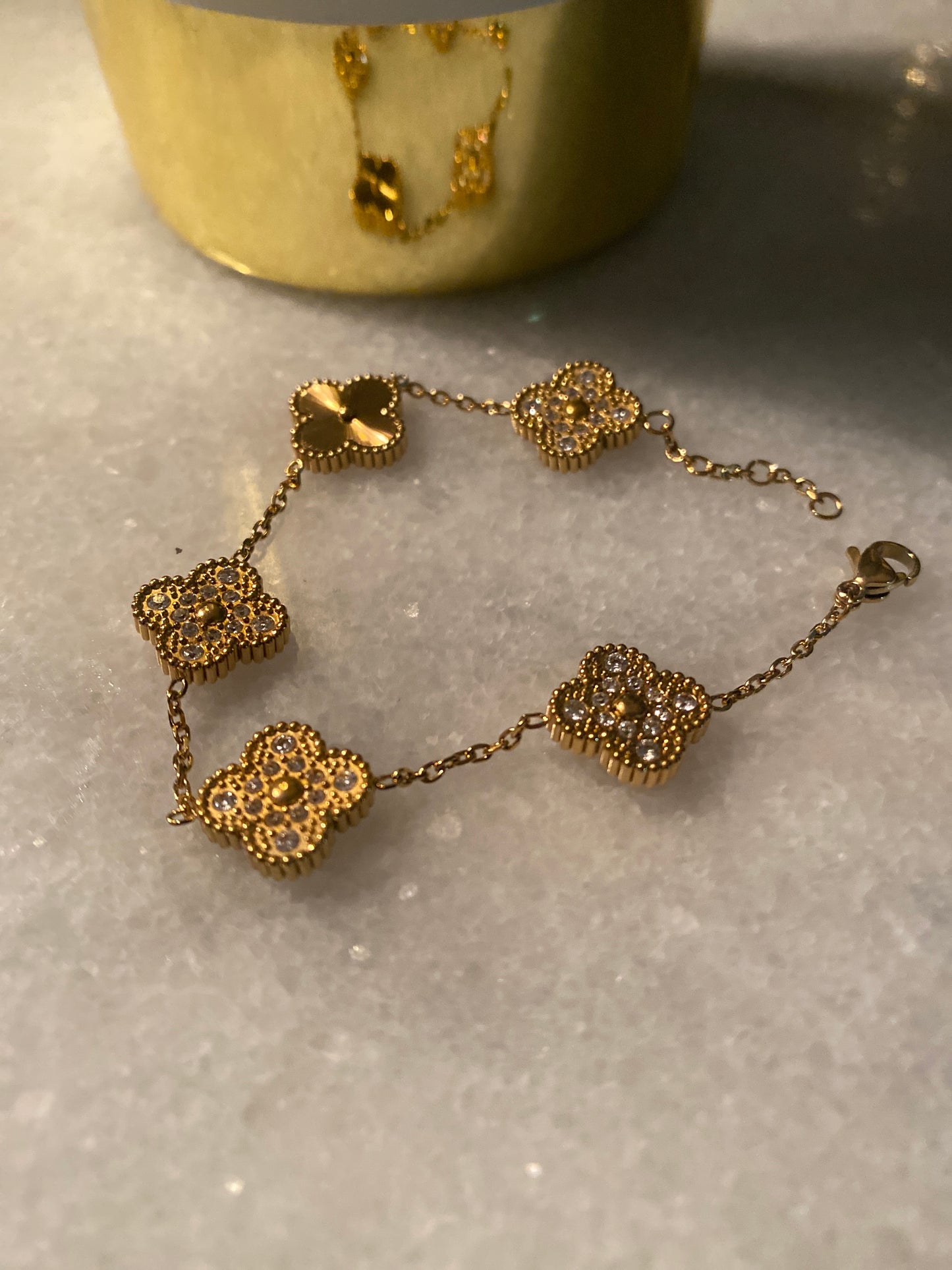 Lucky you clover bracelet
