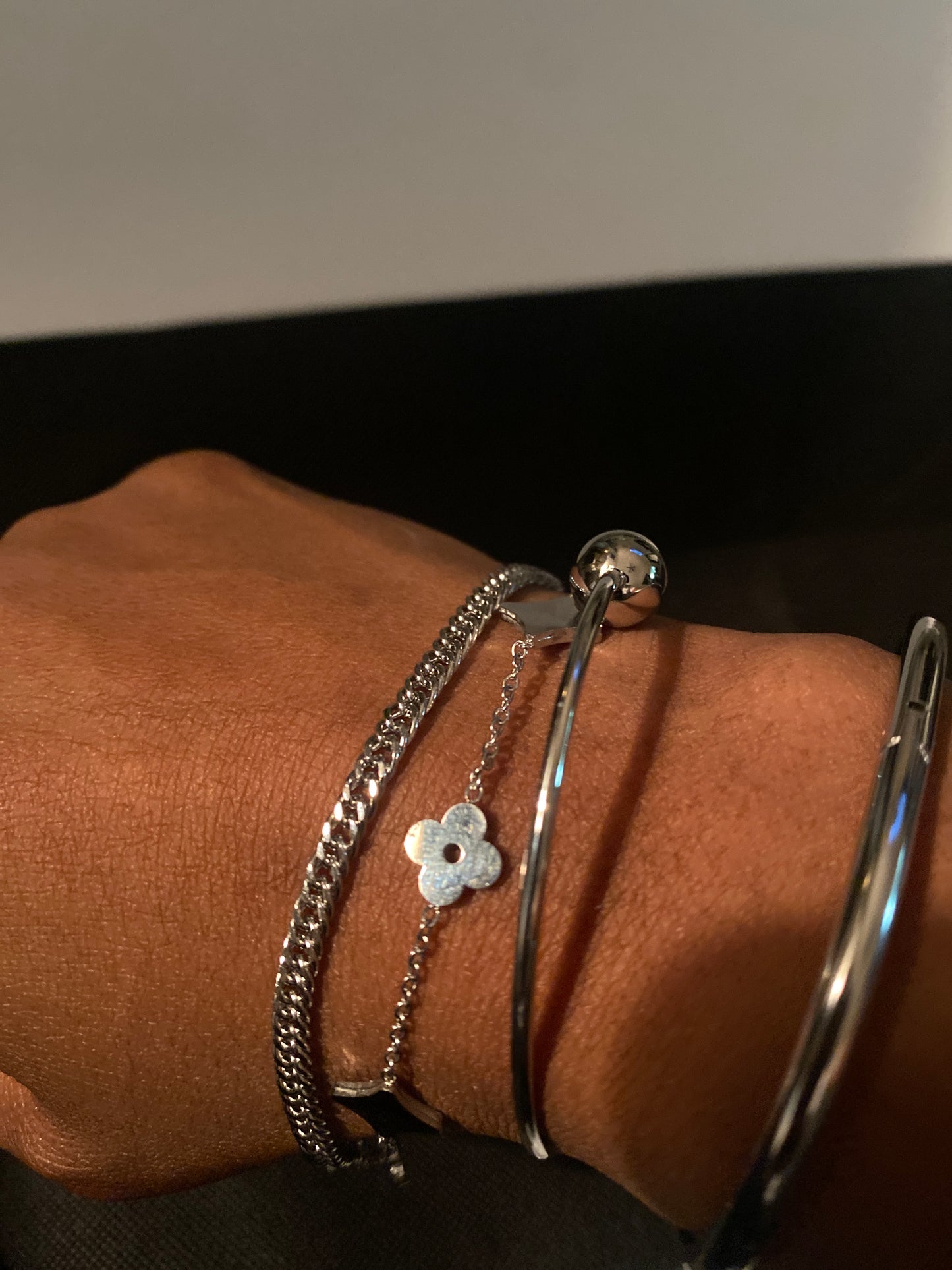 Ball stack bracelet