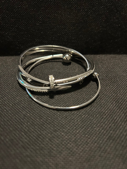 Nail stack bangle